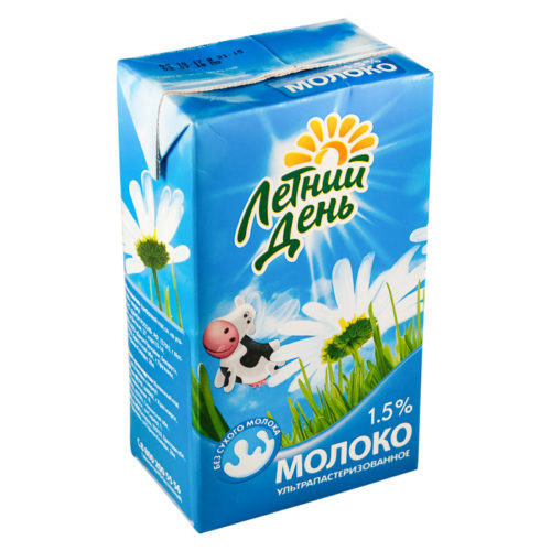Молоко Летний День ж 1,5% 950мл