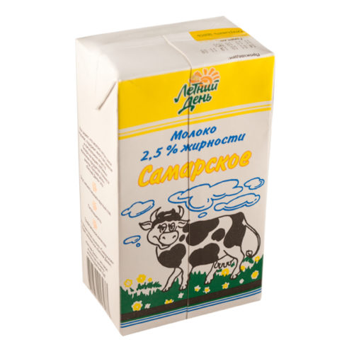Молоко Самарское ж. 2,5% 1 литр