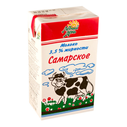 Молоко Самарское 3,5% 1 литр