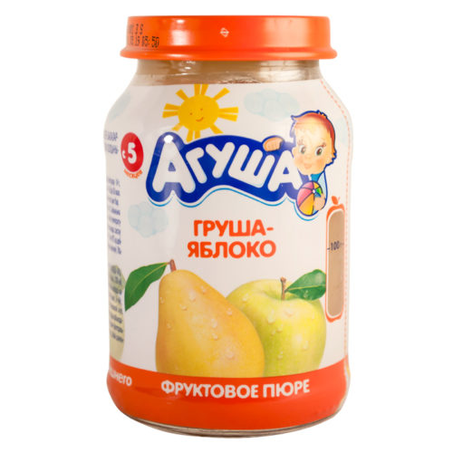Пюре Агуша груша/яблоко 200г