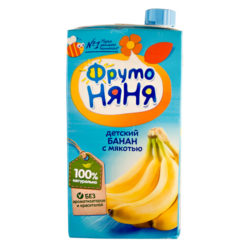 Нектар Фрутоняня банан с/м 0,5 л