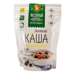 Каша льняная/кедровая мука 300 г д/п Масляный король