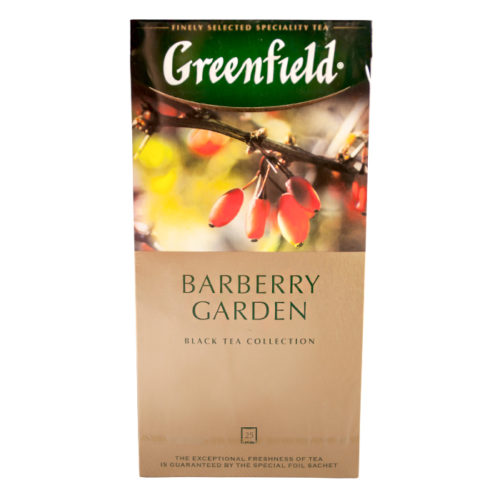 Чай Greenfield Вarberry Garden черный/барбарис 25*1,5 г