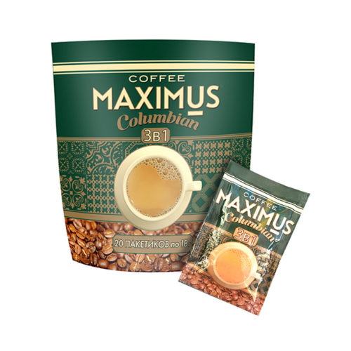 Кофе Maximus Columbian 3в1 18 г