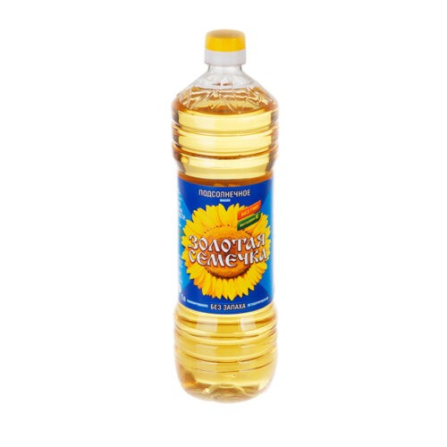 Масло подсолнечное Золотая семечка 1 литр