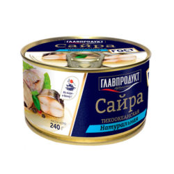 Сайра тихоокеан д/м 240г ж/б Главпродукт