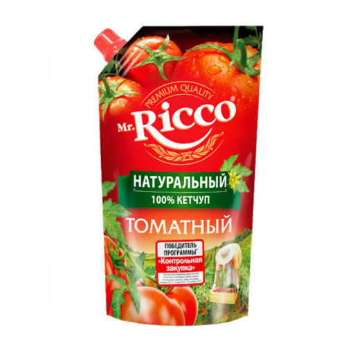 Кетч Mr.Ricco томатный 350г д/п