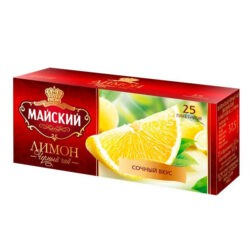 Чай Майский лимон черн 25пак*1,5гр